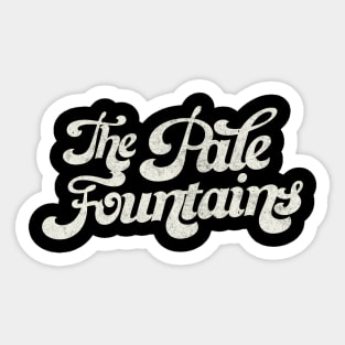 The Pale Fountains Sticker